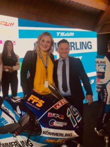 Greta Peppi e Fausto Gresini